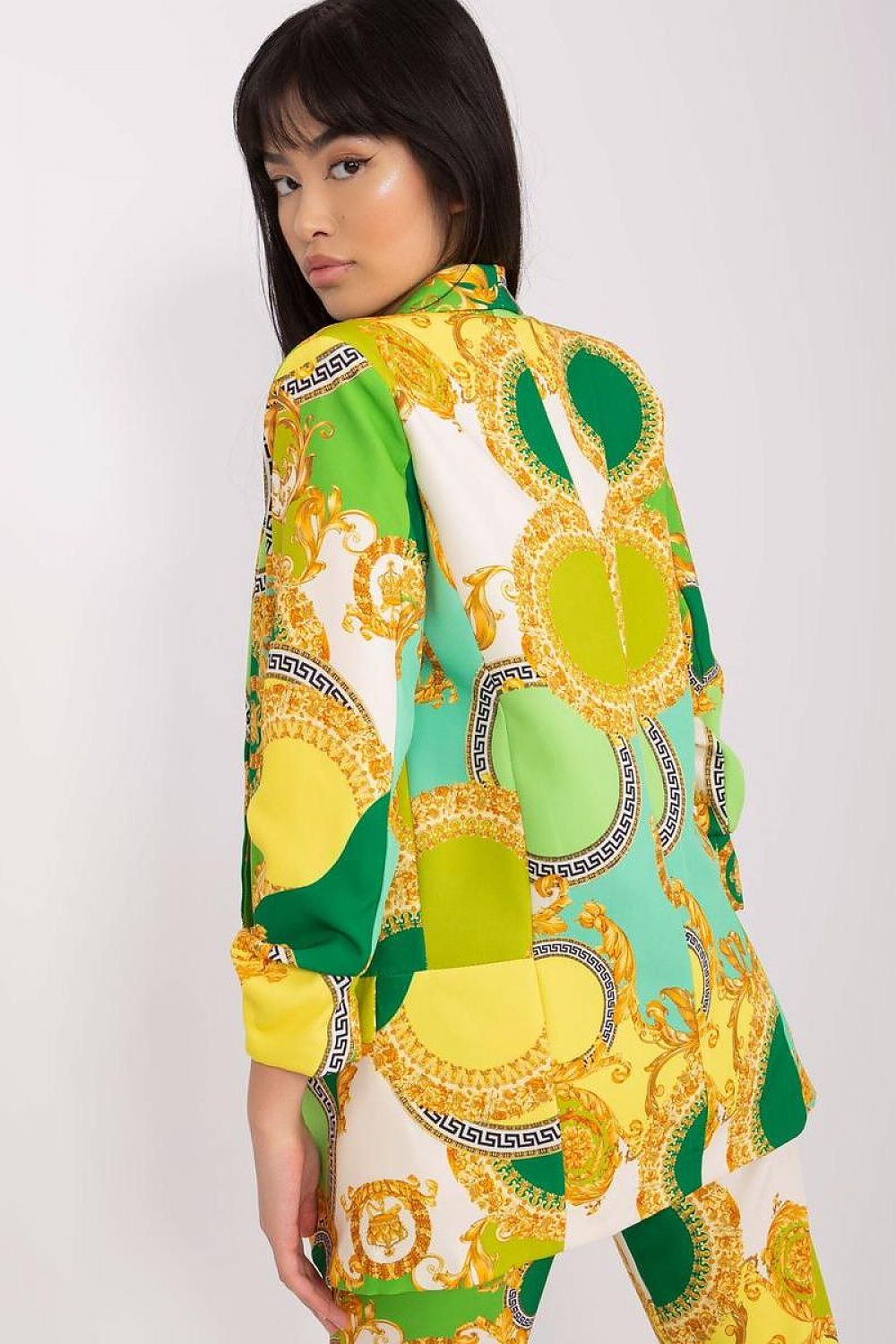   Marynarka Model DHJ-MA-7684B-3.95P Light Green - Italy Moda 