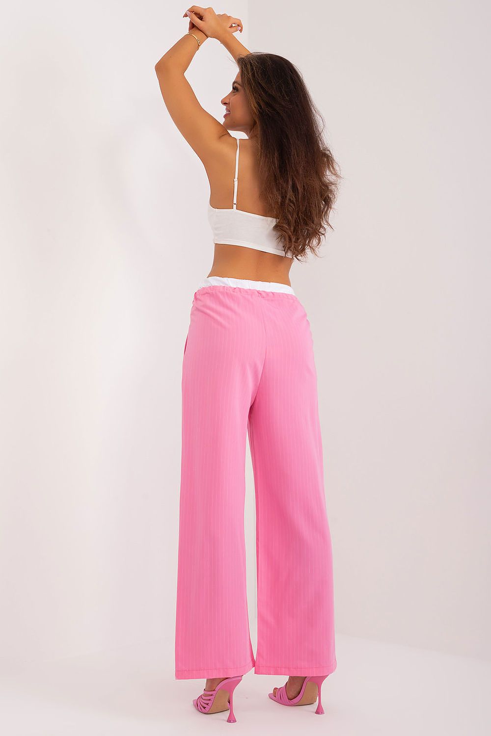  Spodnie Damskie Model DHJ-SP-A7327TRT2.32 Pink - Italy Moda 