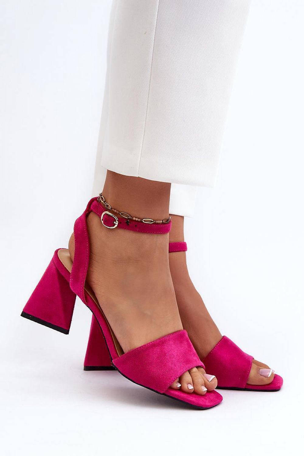  Sandały Model Upttima 17328 Fuksja - Step in style 