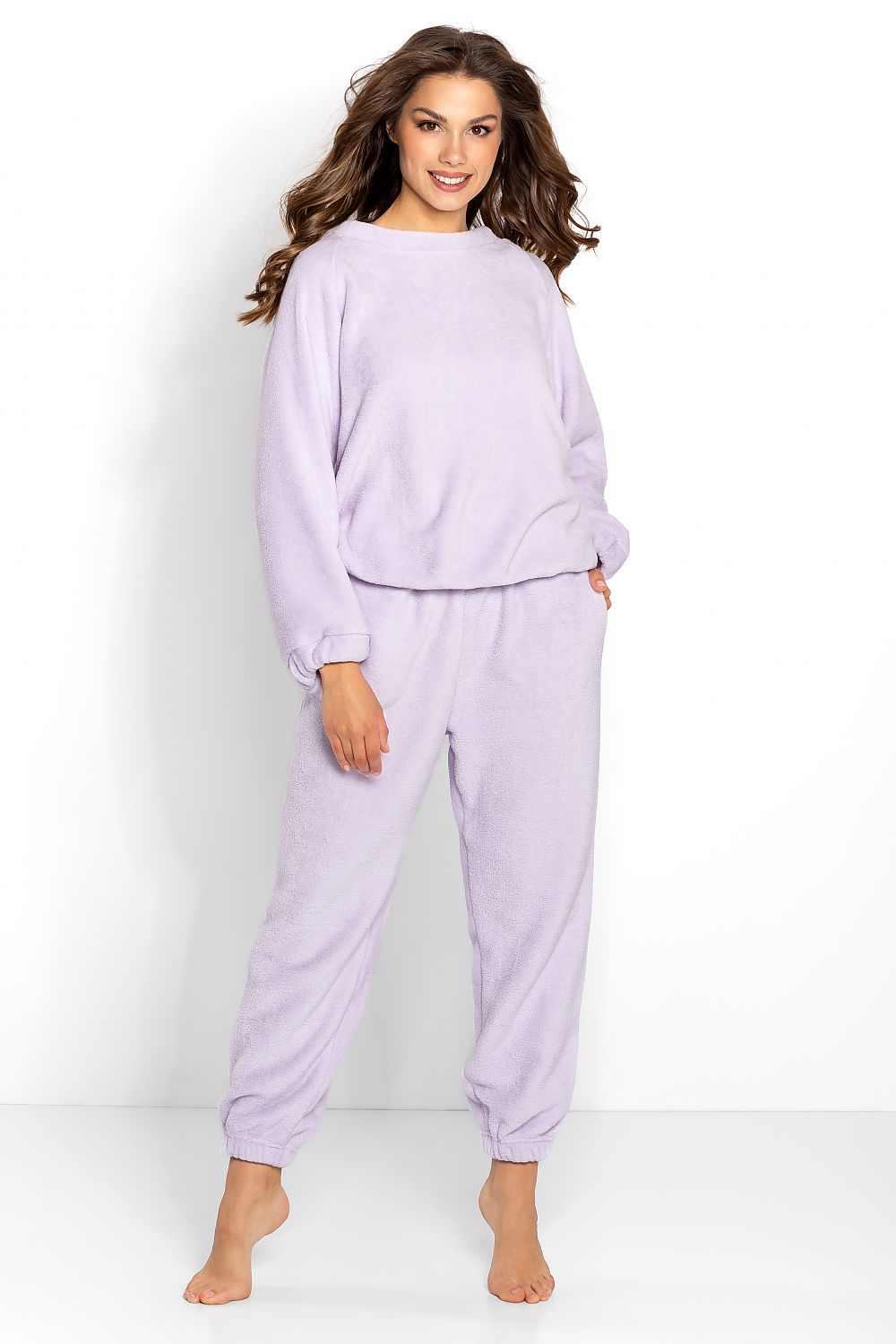  Spodnie Dres Damski Model Vivi Lila - Momenti Per Me 