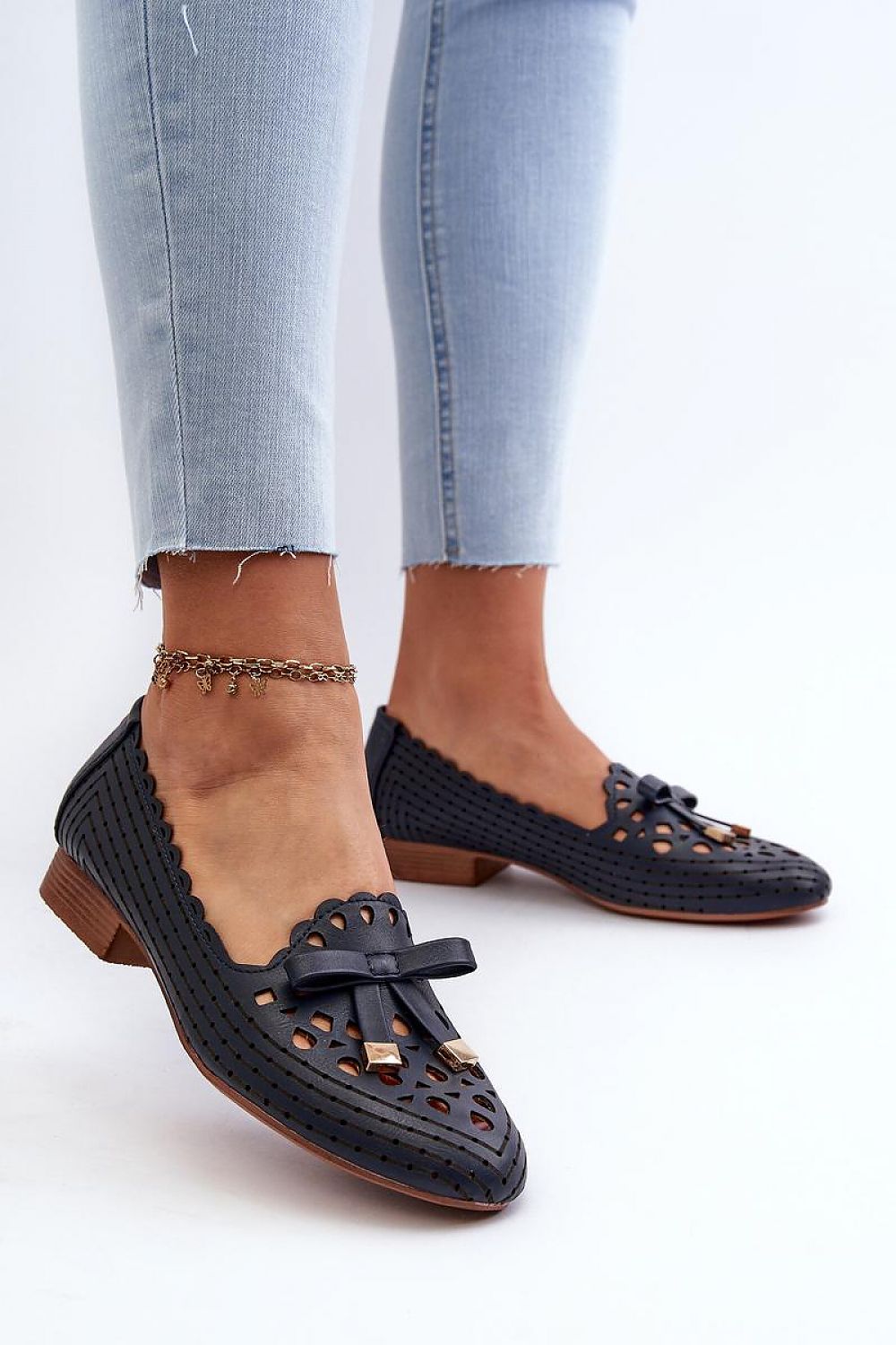   Baleriny Model Nestavia ASA222-1 Navy - Step in style 
