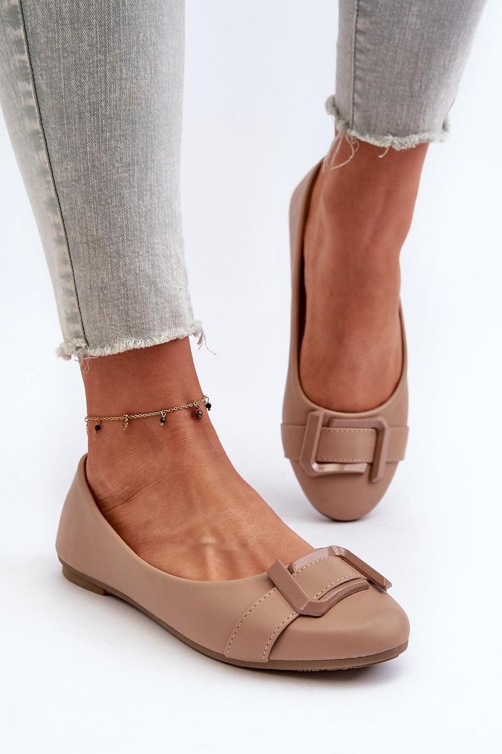   Baleriny Model Cadwenla 9988-69 Dark Beige - Step in style 