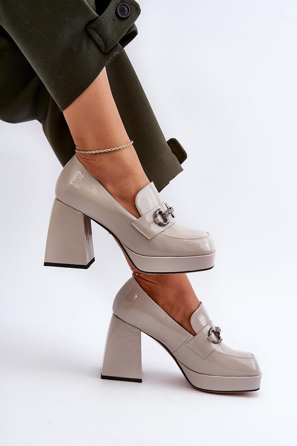   Półbuty Model DA MR38-906 Grey - Step in style 