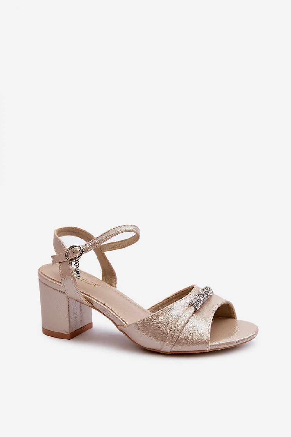  Sandały Model Narhi 20241 Gold - Step in style 