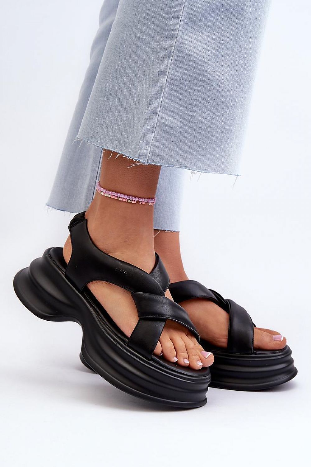  Sandały Model Goe NN2N4106 Black - Step in style 