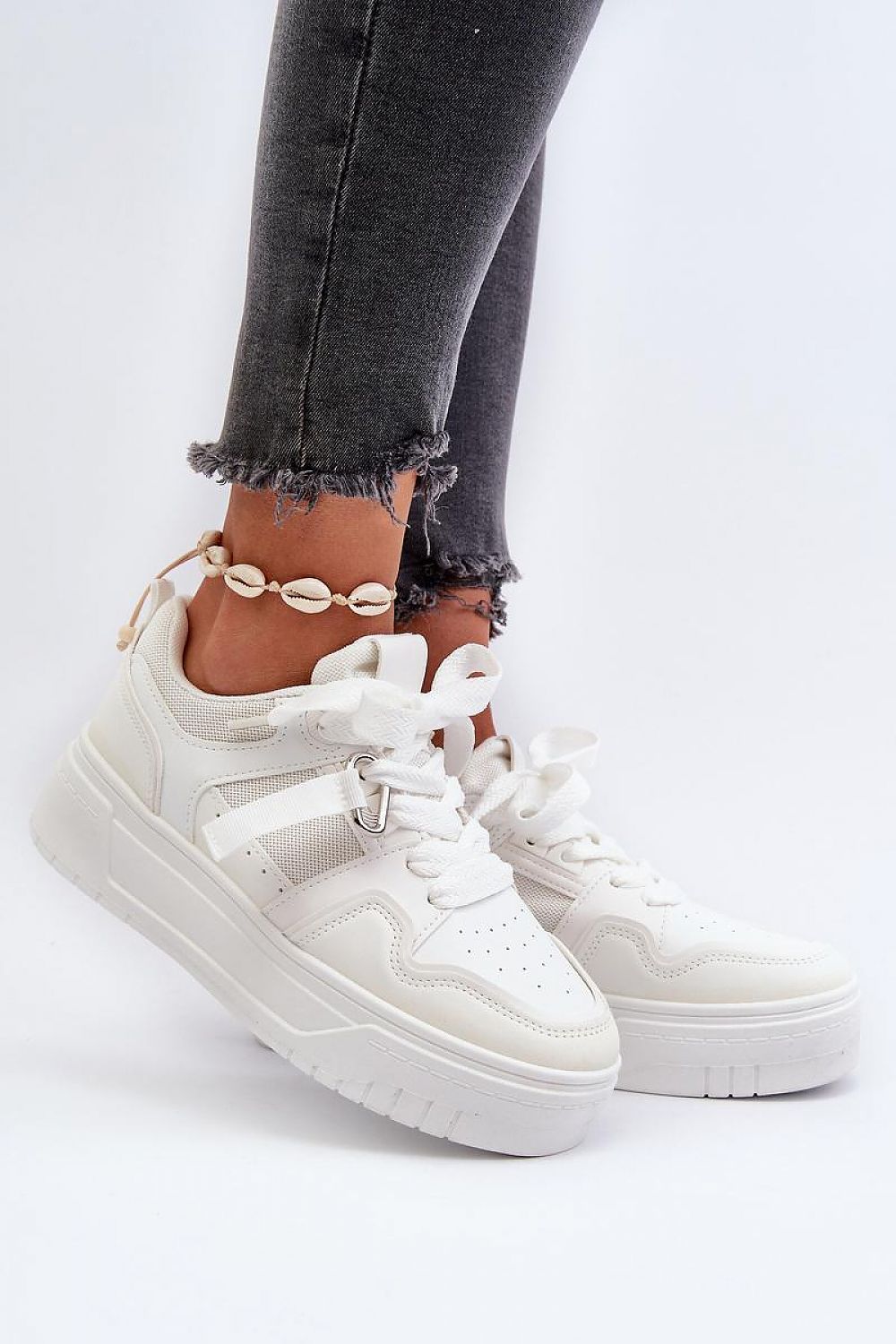   Buty Sportowe Model Moun WX-131 White - Step in style 