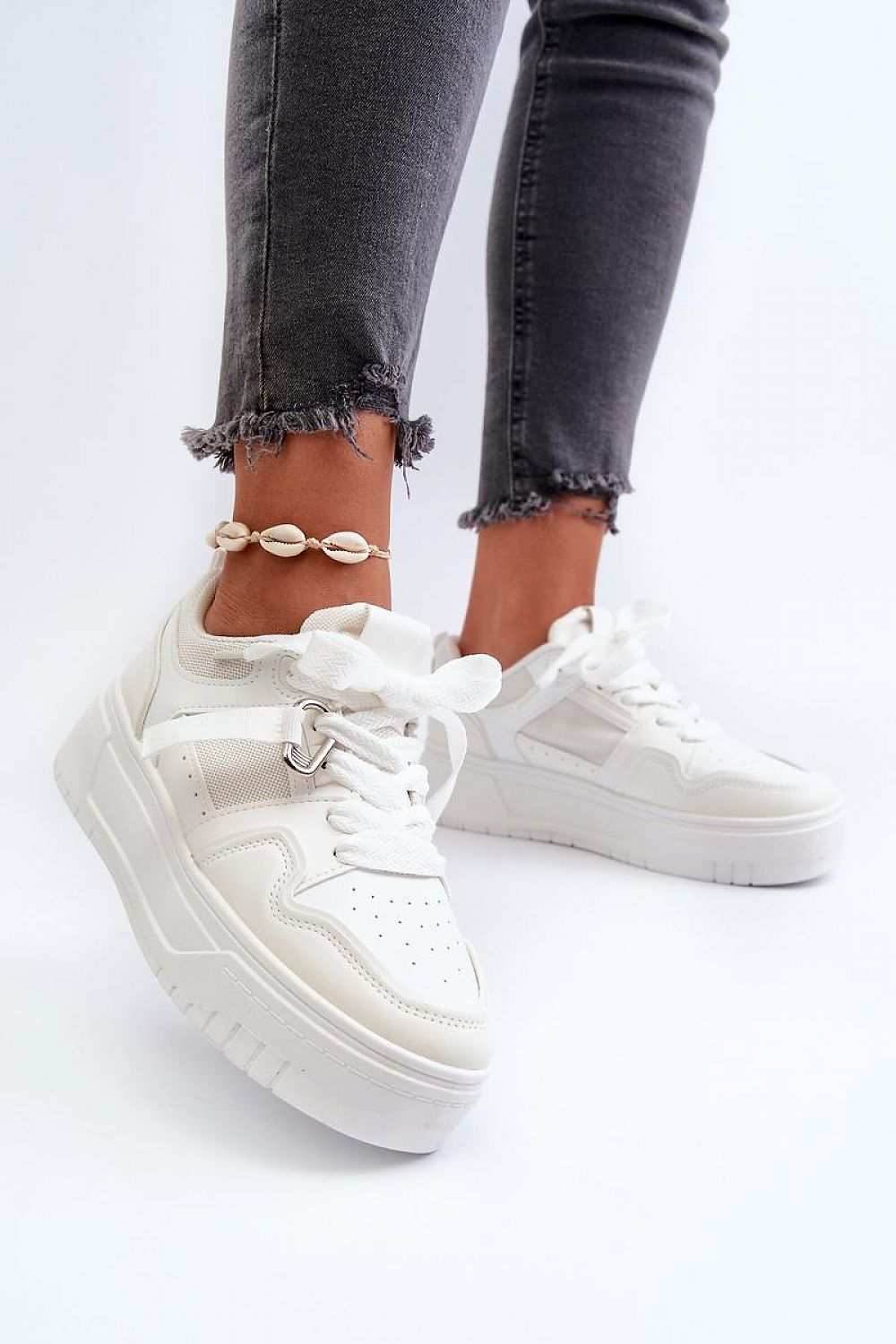   Buty Sportowe Model Moun WX-131 White - Step in style 