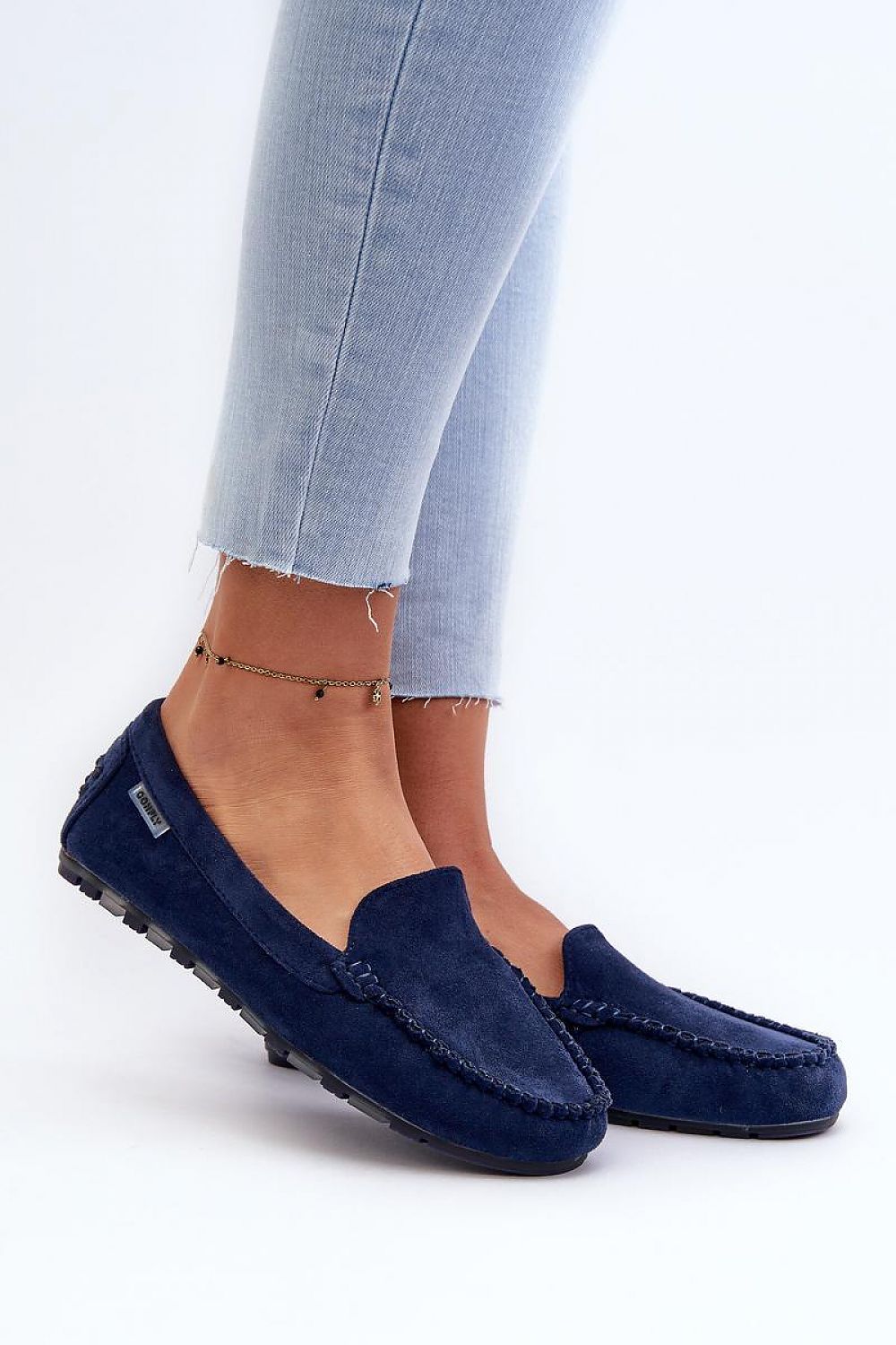   Mokasyny Model Amrutia DF937 Navy - Step in style 