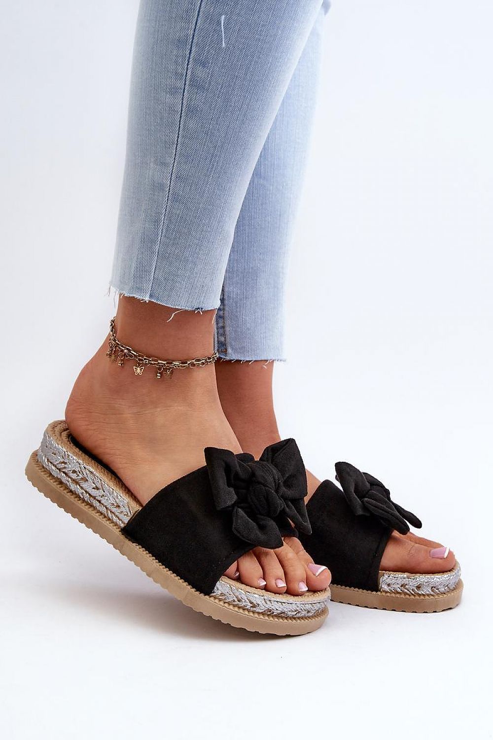  Sandał Klapki Model Aflia M368 Black - Step in style 