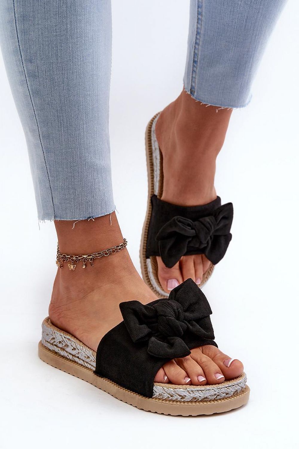  Sandał Klapki Model Aflia M368 Black - Step in style 