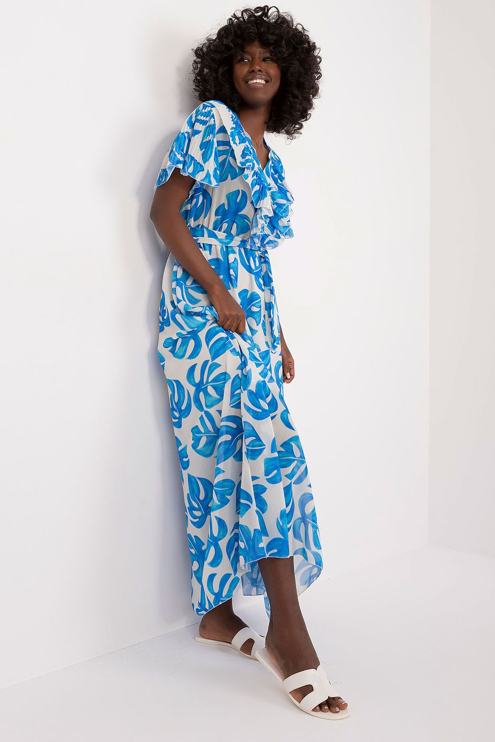  Sukienka Model DHJ-SK-15986.67 Blue - Italy Moda 