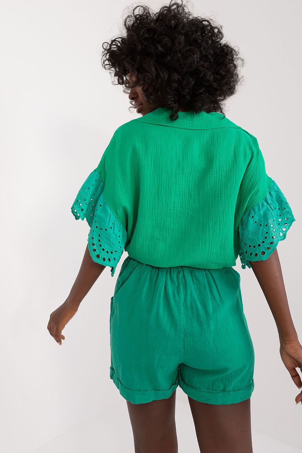   Szorty Damskie Model DHJ-SN-2598.29X Green - Italy Moda 