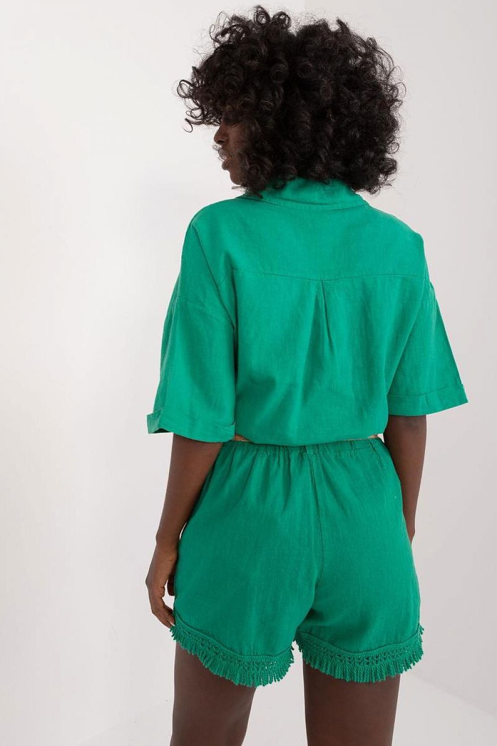   Szorty Damskie Model DHJ-SN-5536.34X Green - Italy Moda 