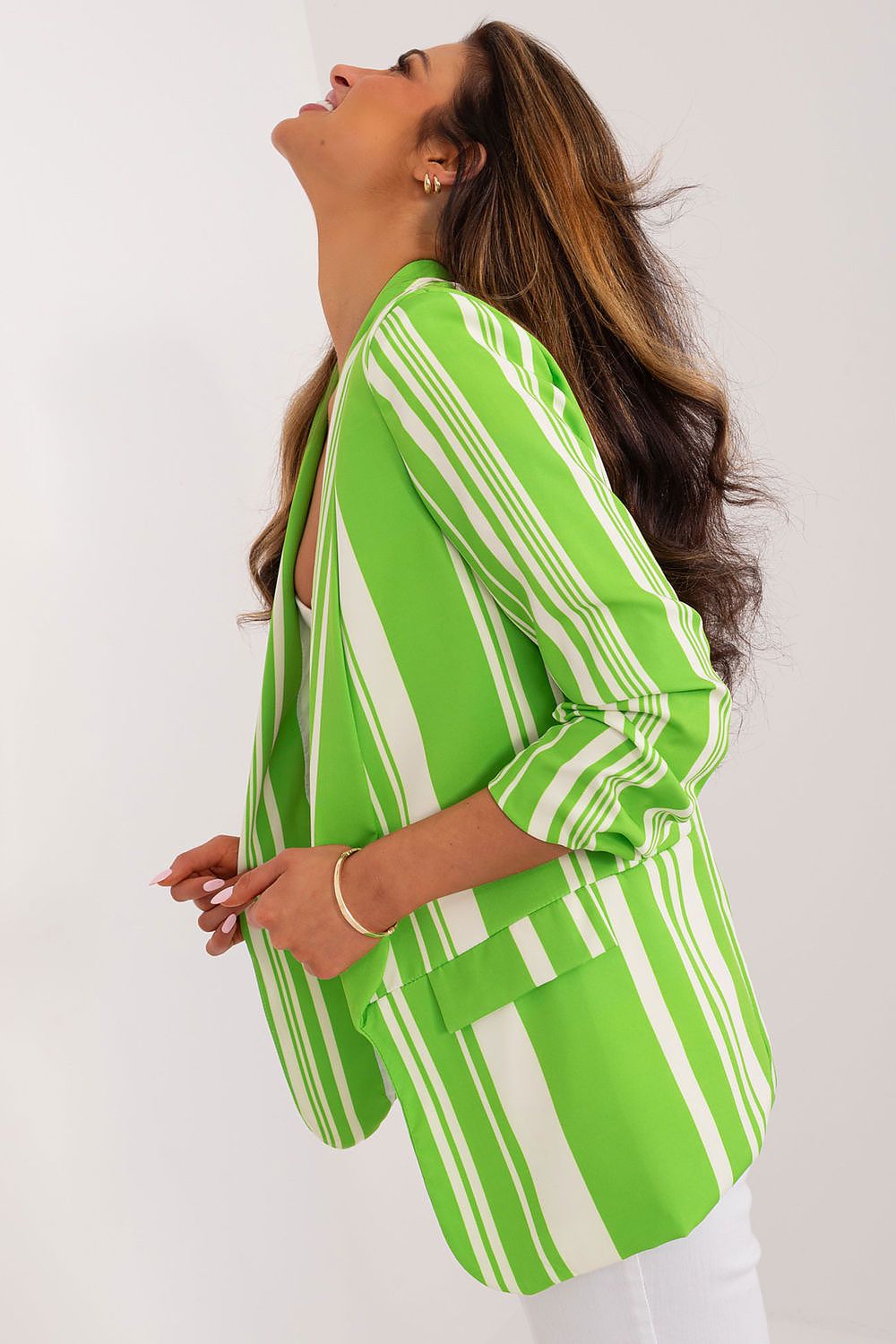   Marynarka Model DHJ-MA-2766.14X Light Green - Italy Moda 
