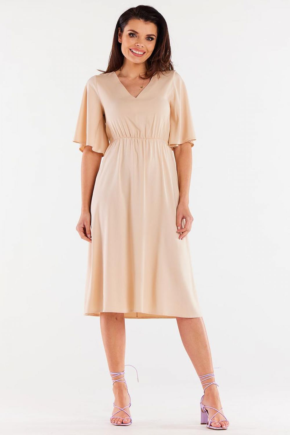  Sukienka Model A518 Beige - awama 