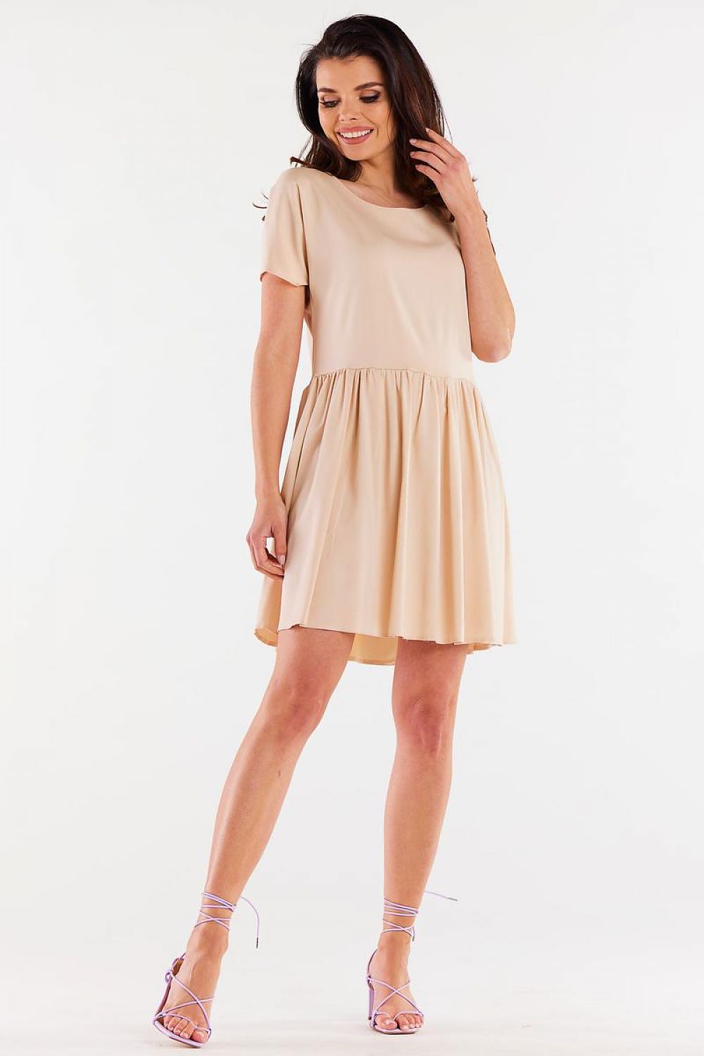  Sukienka Model A517 Beige - awama 