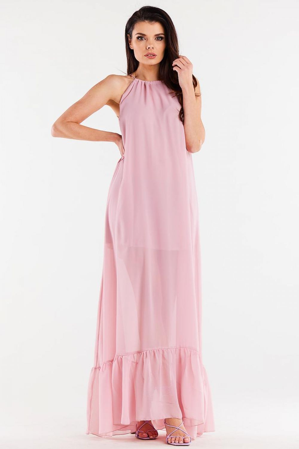  Sukienka Model A516 Powder Pink - awama 