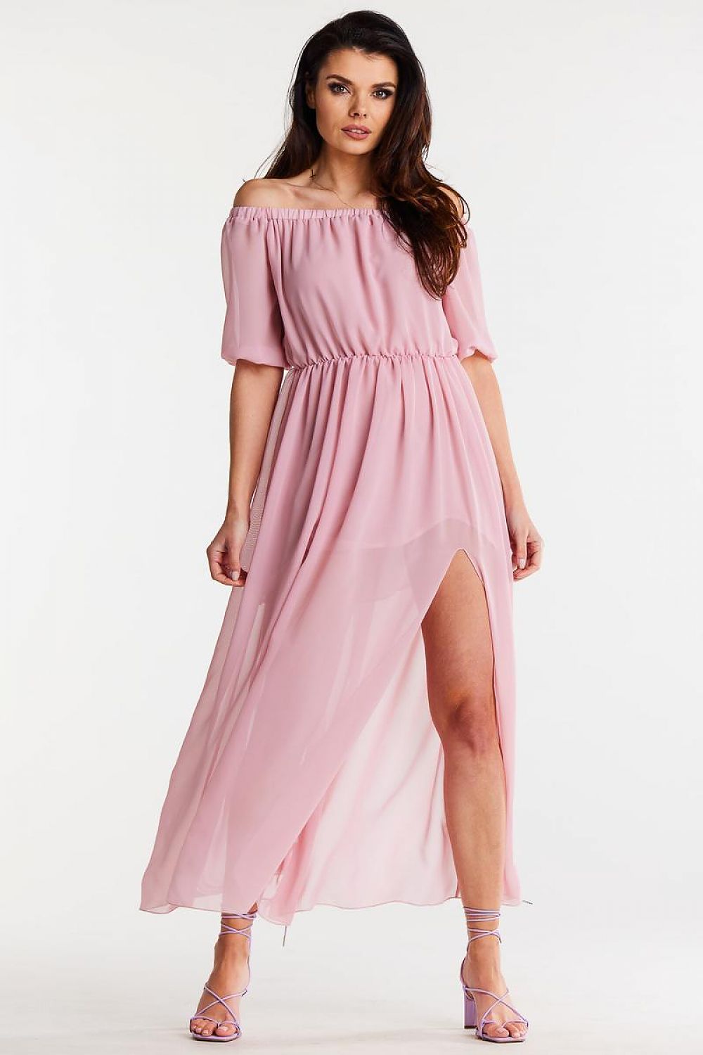  Sukienka Model A515 Powder Pink - awama 