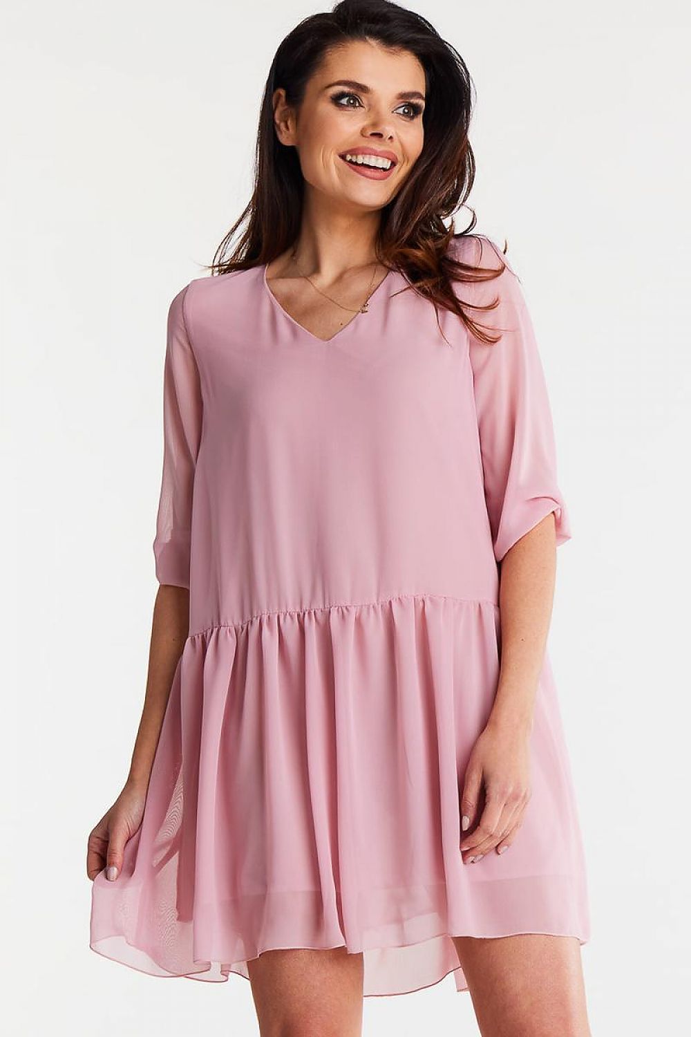  Sukienka Model A514 Powder Pink - awama 