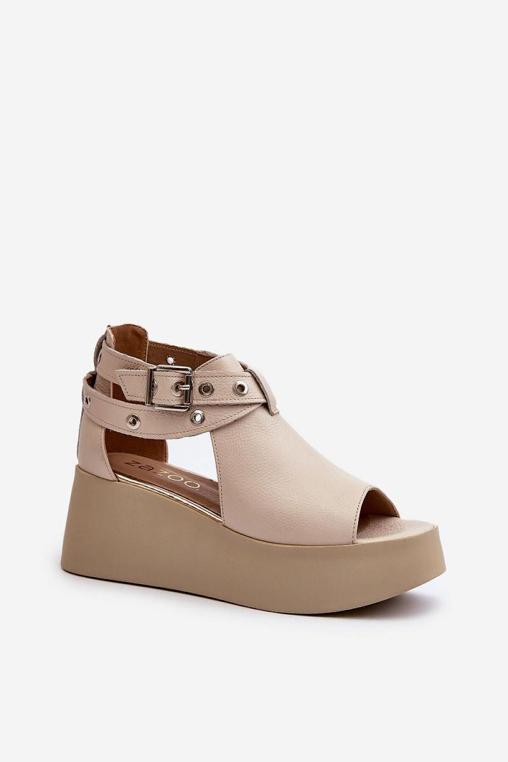  Sandały Model Zazoo 1732 Beige - Step in style 
