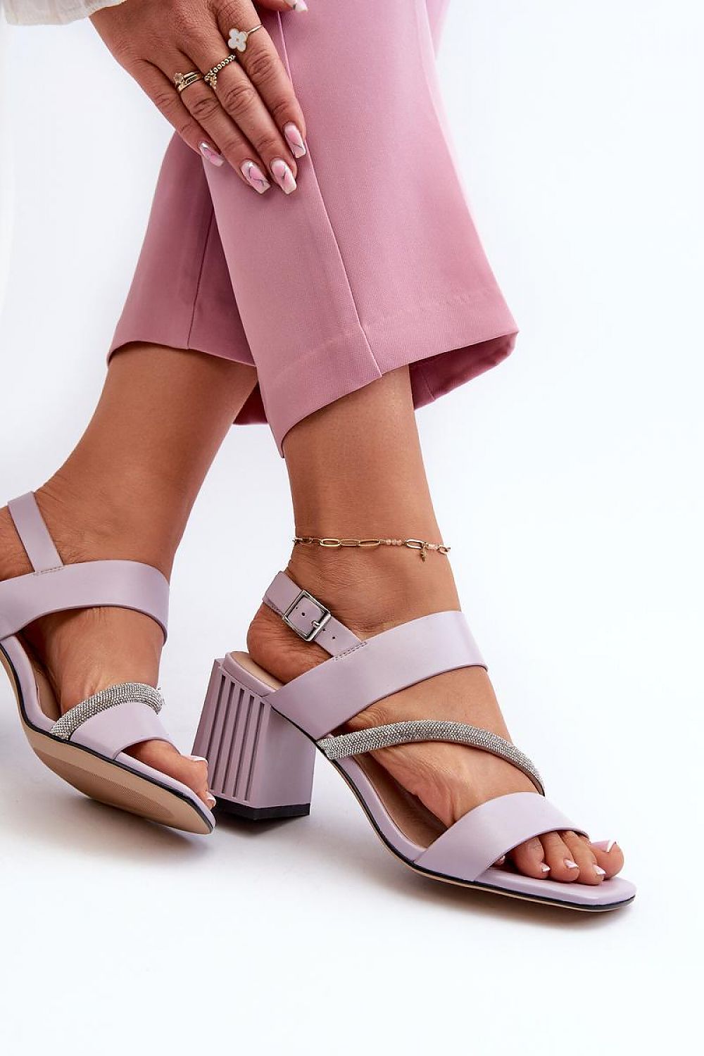  Sandały Model DA MR38-549 Violet - Step in style 