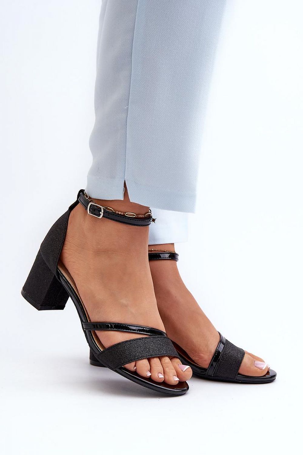 Sandały Model Ploemis 20244 Black - Step in style 