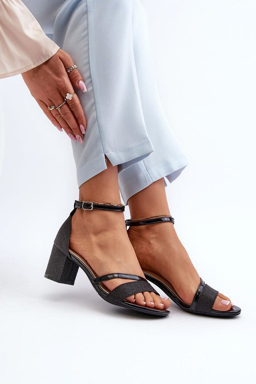  Sandały Model Ploemis 20244 Black - Step in style 