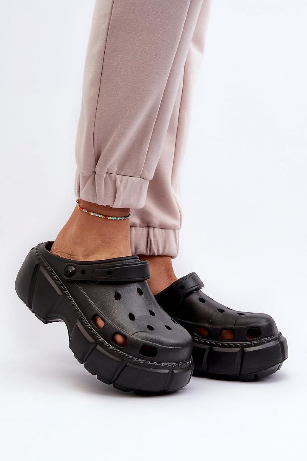  Sandał Klapki Model Witima D205 Black - Step in style 