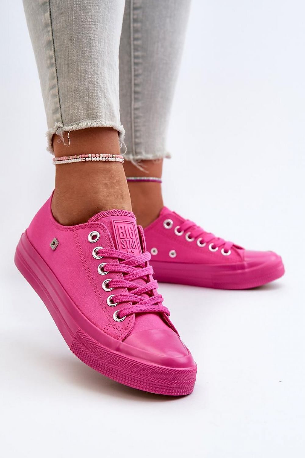   Trampki Model Big Star NN274290 Fuksja - Step in style 