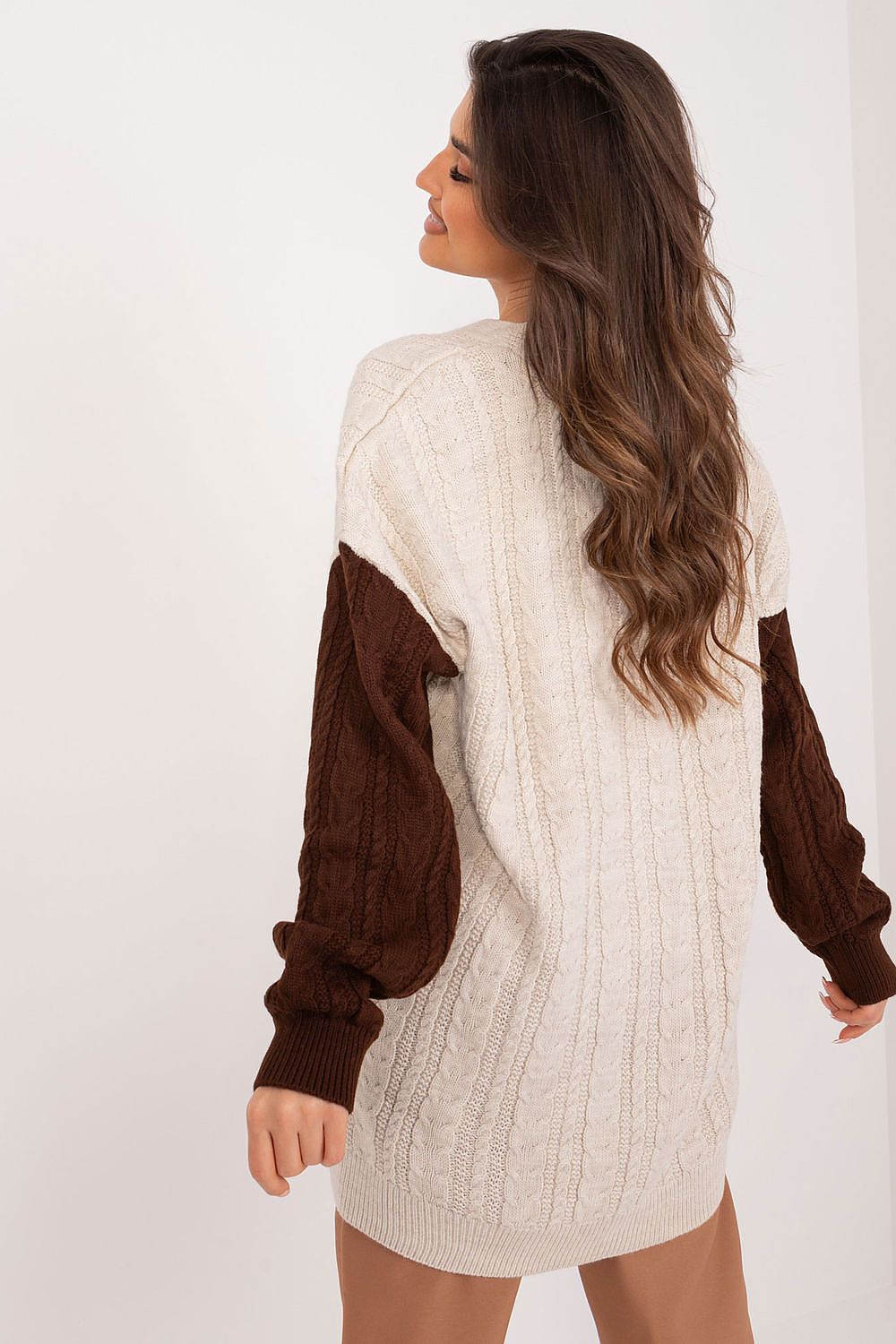  Sweter Damski Model BA-SW-0549.32 Brown - Badu 