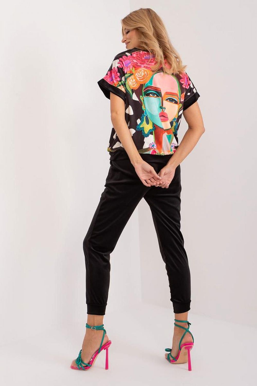  Spodnie Komplet Model DHJ-KMPL-8899-2.53 Black - Rue Paris 