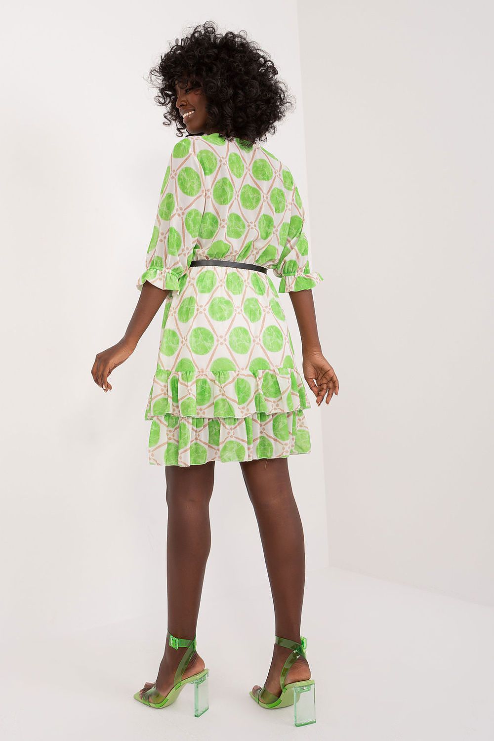  Sukienka Model DHJ-SK-17370.83 Light Green - Italy Moda 