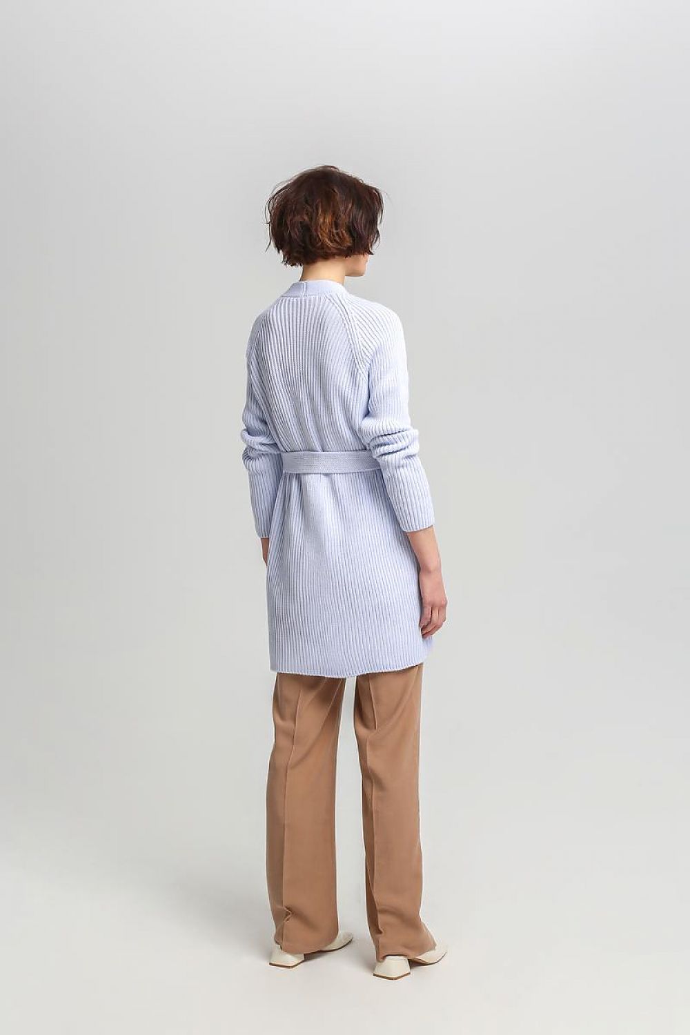  Sweter Kardigan Model SWE334 Błękit - MKM 