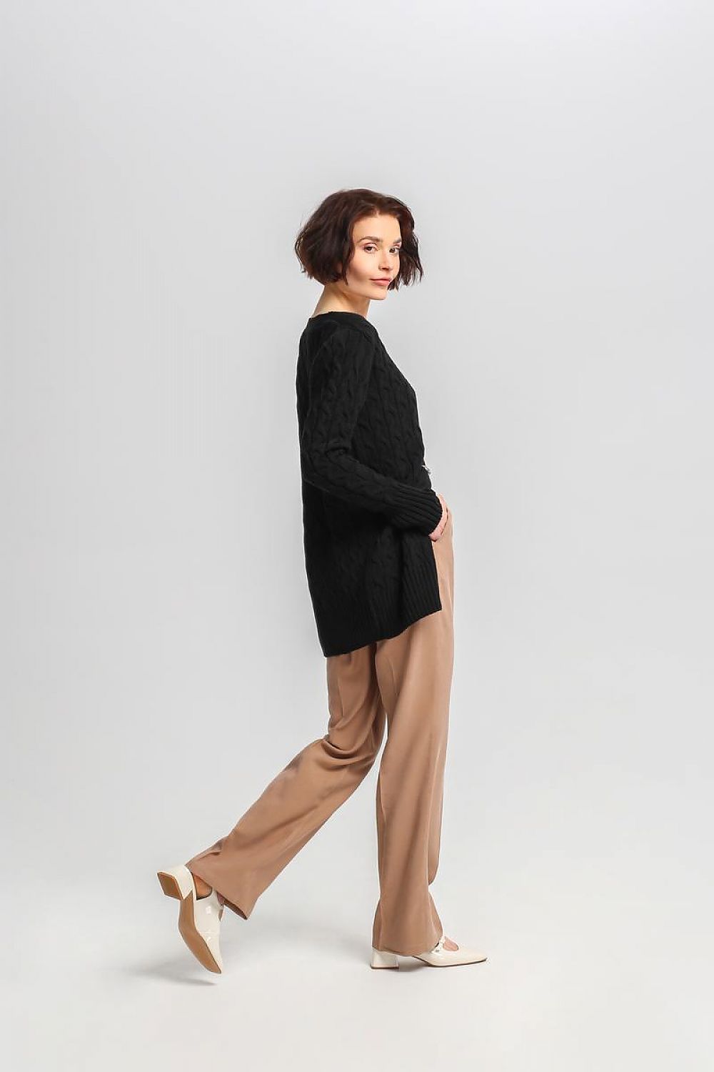  Sweter Damski Model SWE333 Black - MKM 