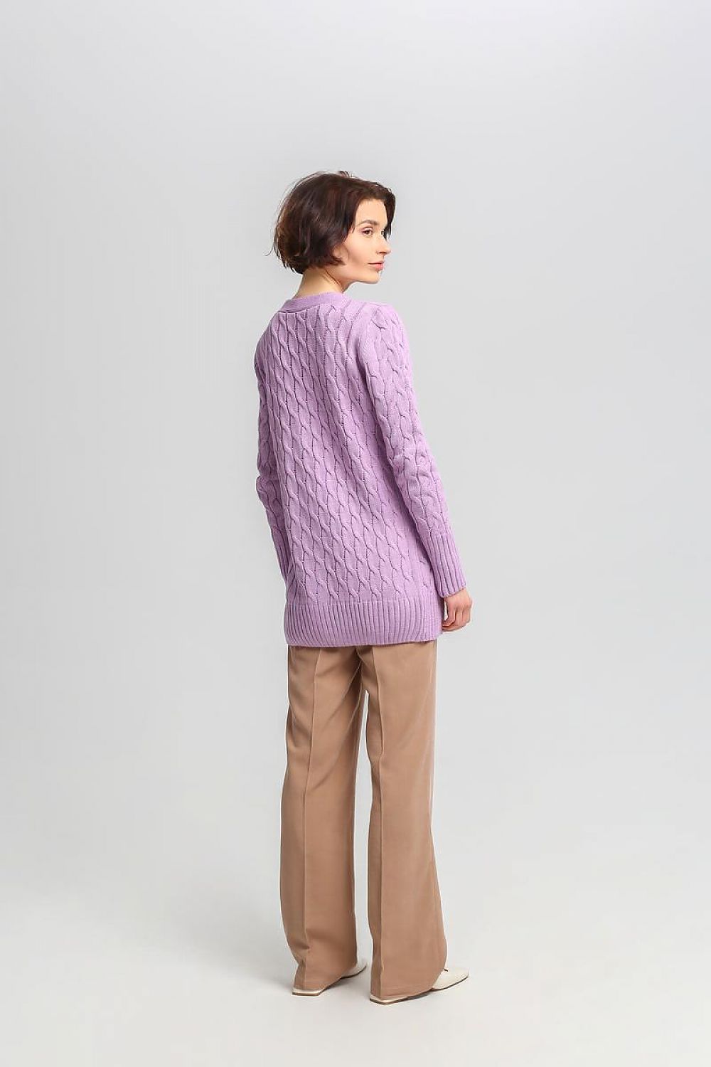  Sweter Damski Model SWE333 Lawenda - MKM 