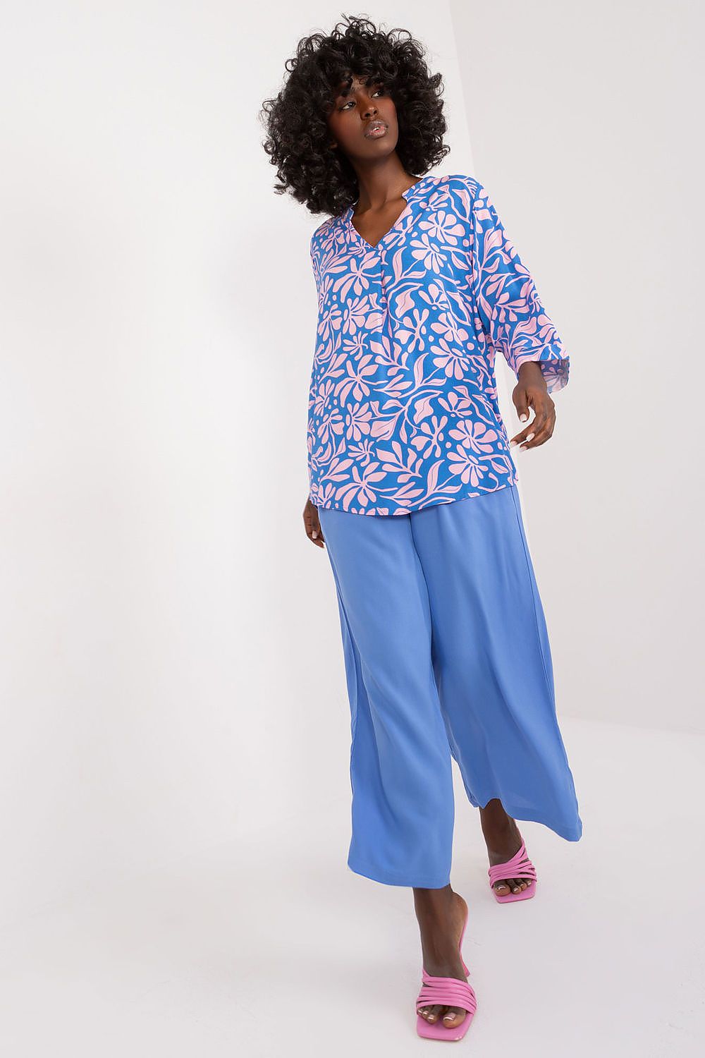   Bluzka Model D73771M11174A Blue - Sublevel 