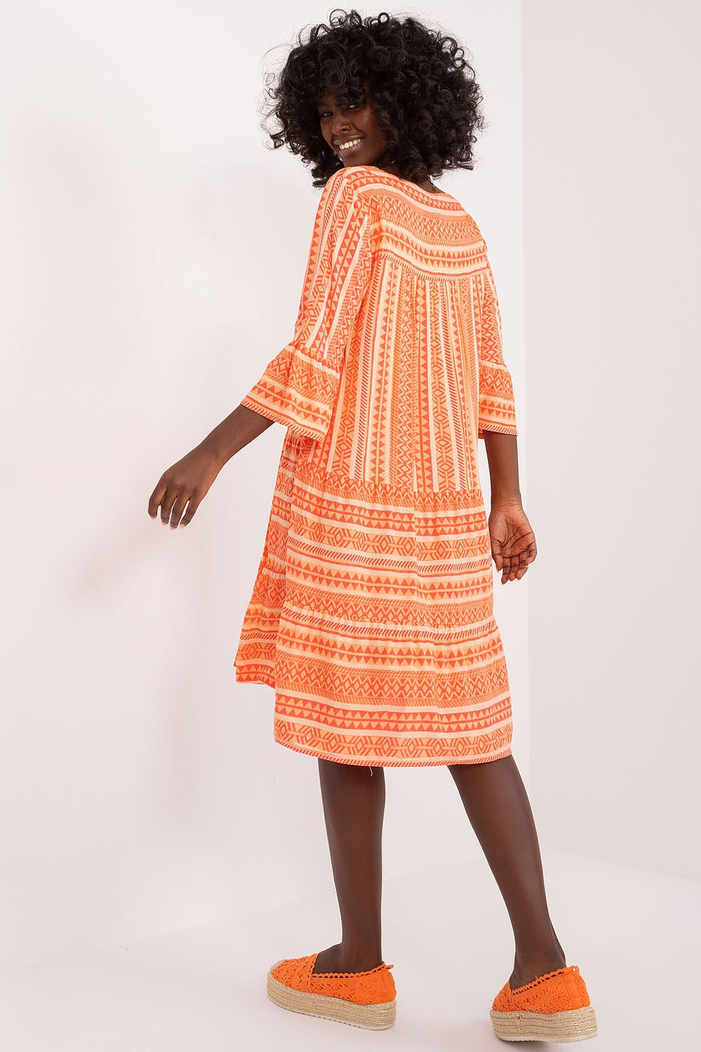  Sukienka Model D73771M30214L Orange - Sublevel 