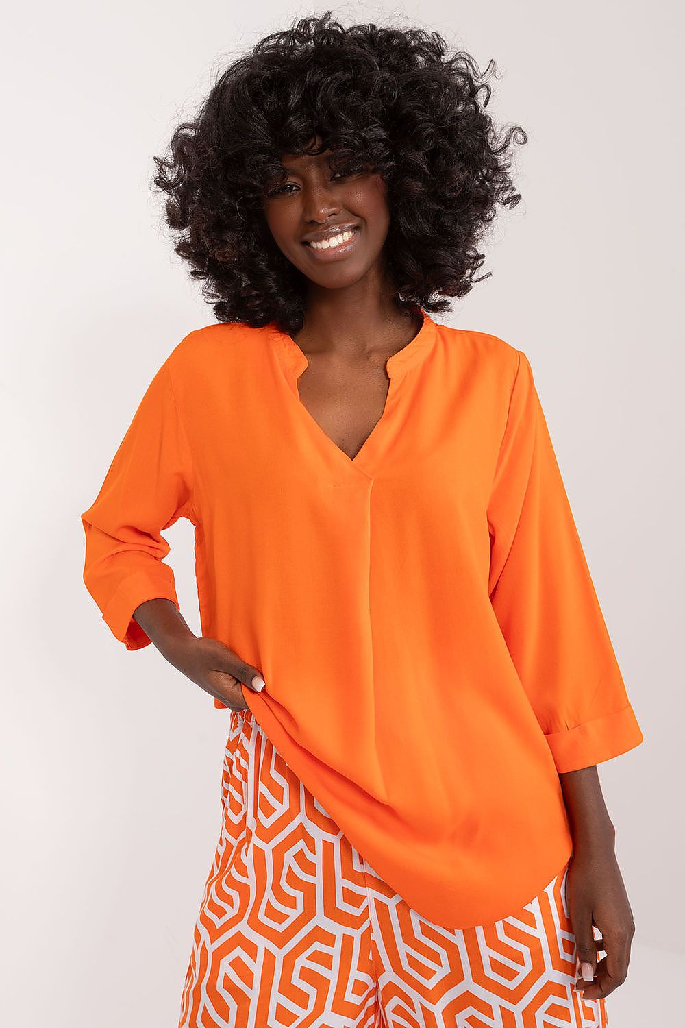   Bluzka Model D73761M11174A Orange - Sublevel 