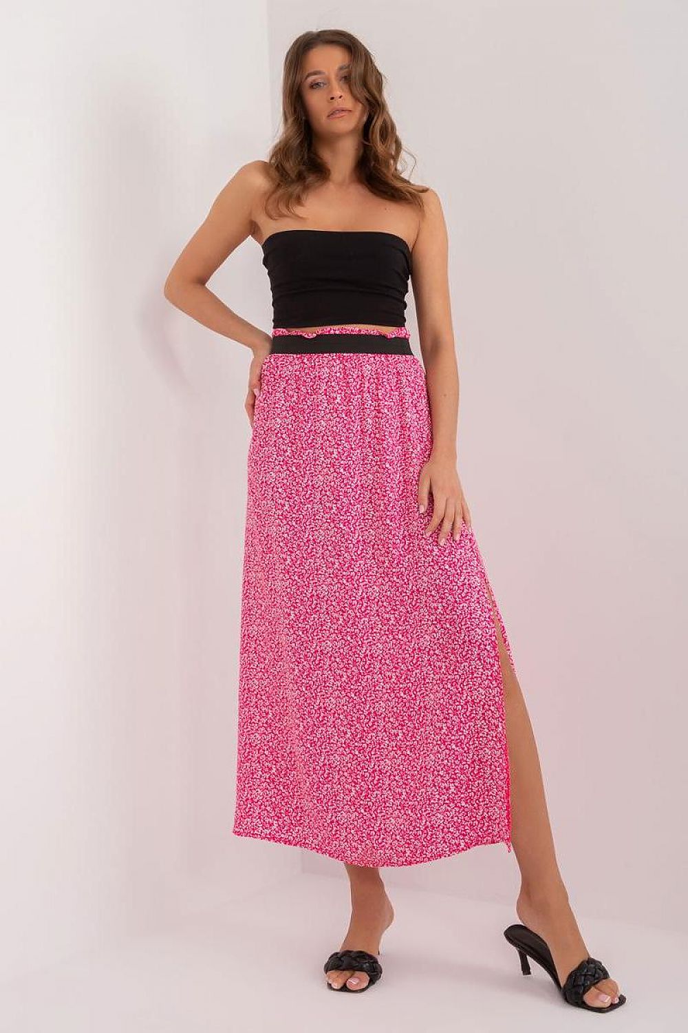  Spódnica Model D73771M50223A Dark Pink - Sublevel 