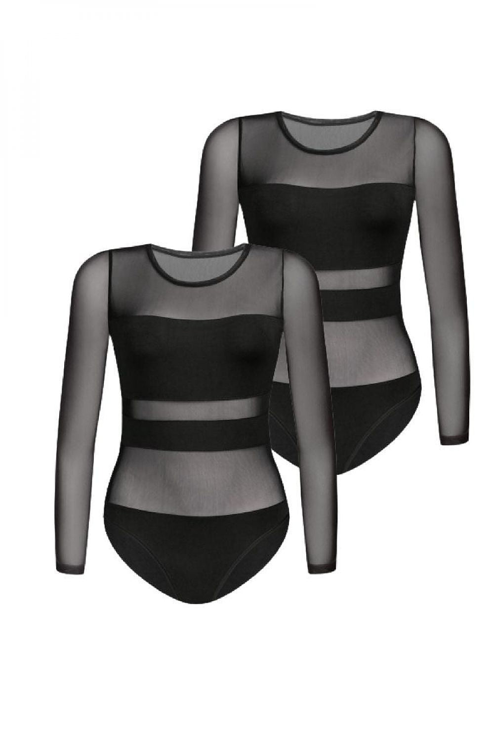   Komplet body Model 2405-2 Stripy Black - Teyli 