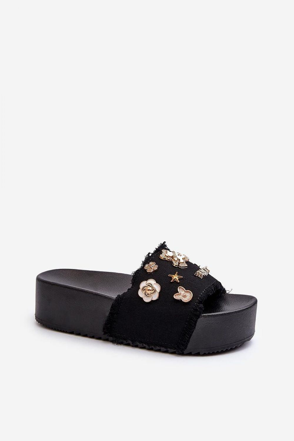  Sandał Klapki Model Zranesia BG172 Black - Step in style 