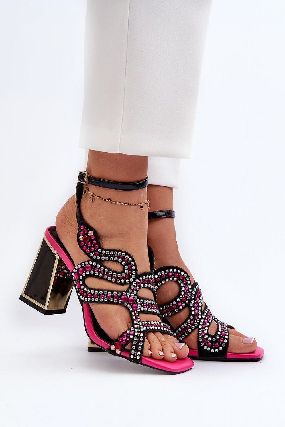  Sandały Model DA CR952 Black - Step in style 