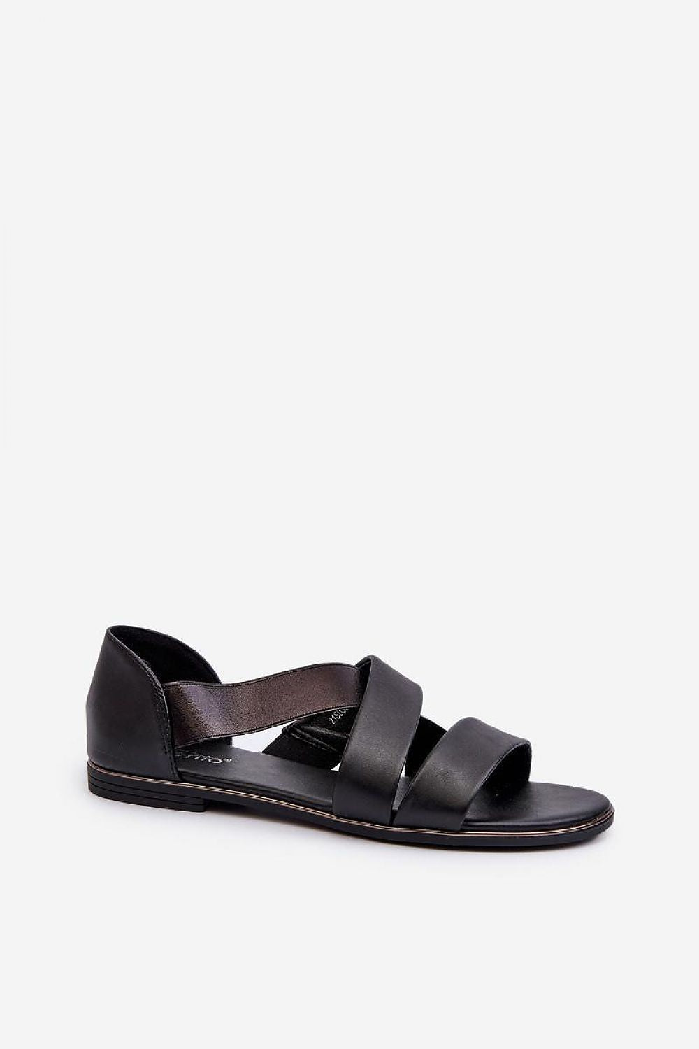  Sandały Model Apulia 21SD35-3882 Black - Step in style 