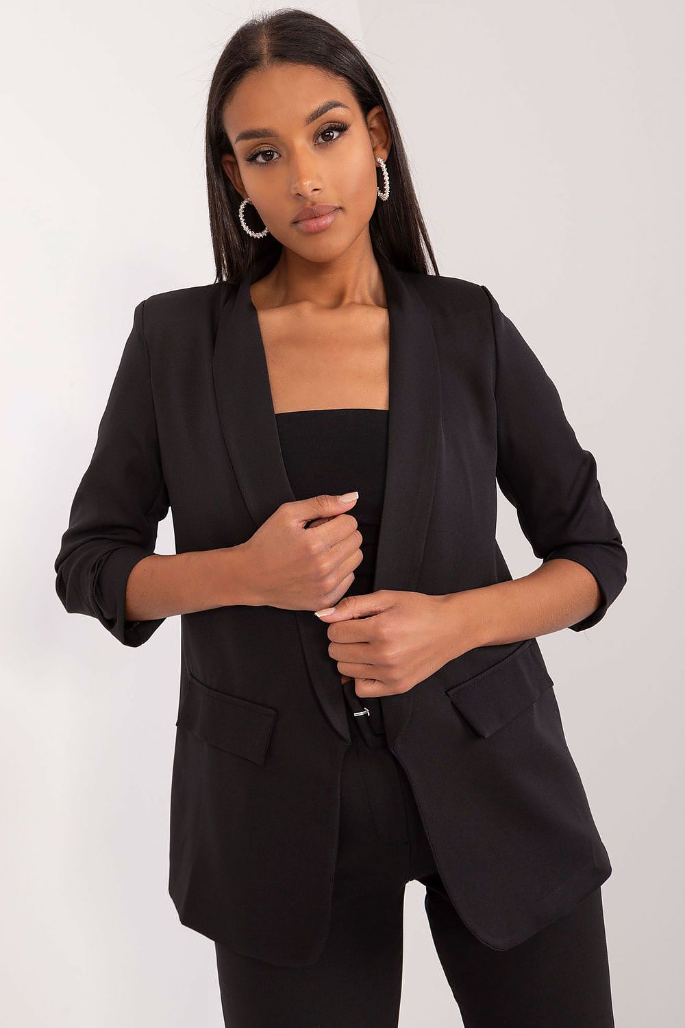   Marynarka Model TW-ZT-BI-24155a.01X Black - Och Bella 