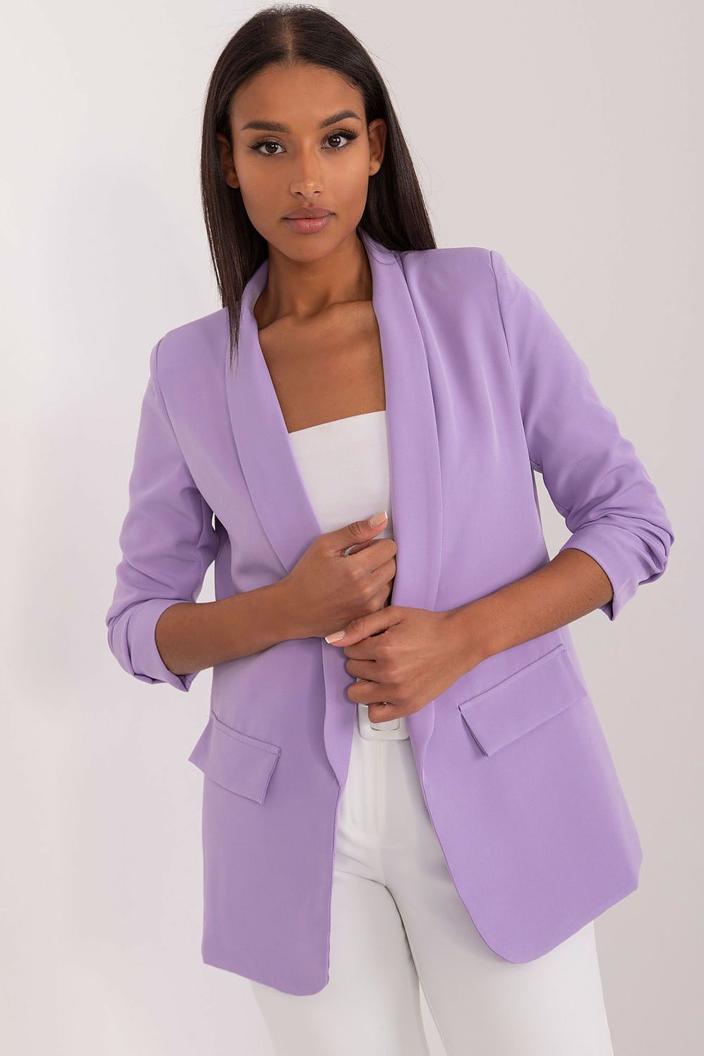   Marynarka Model TW-ZT-BI-24155a.01X Light Violet - Och Bella 