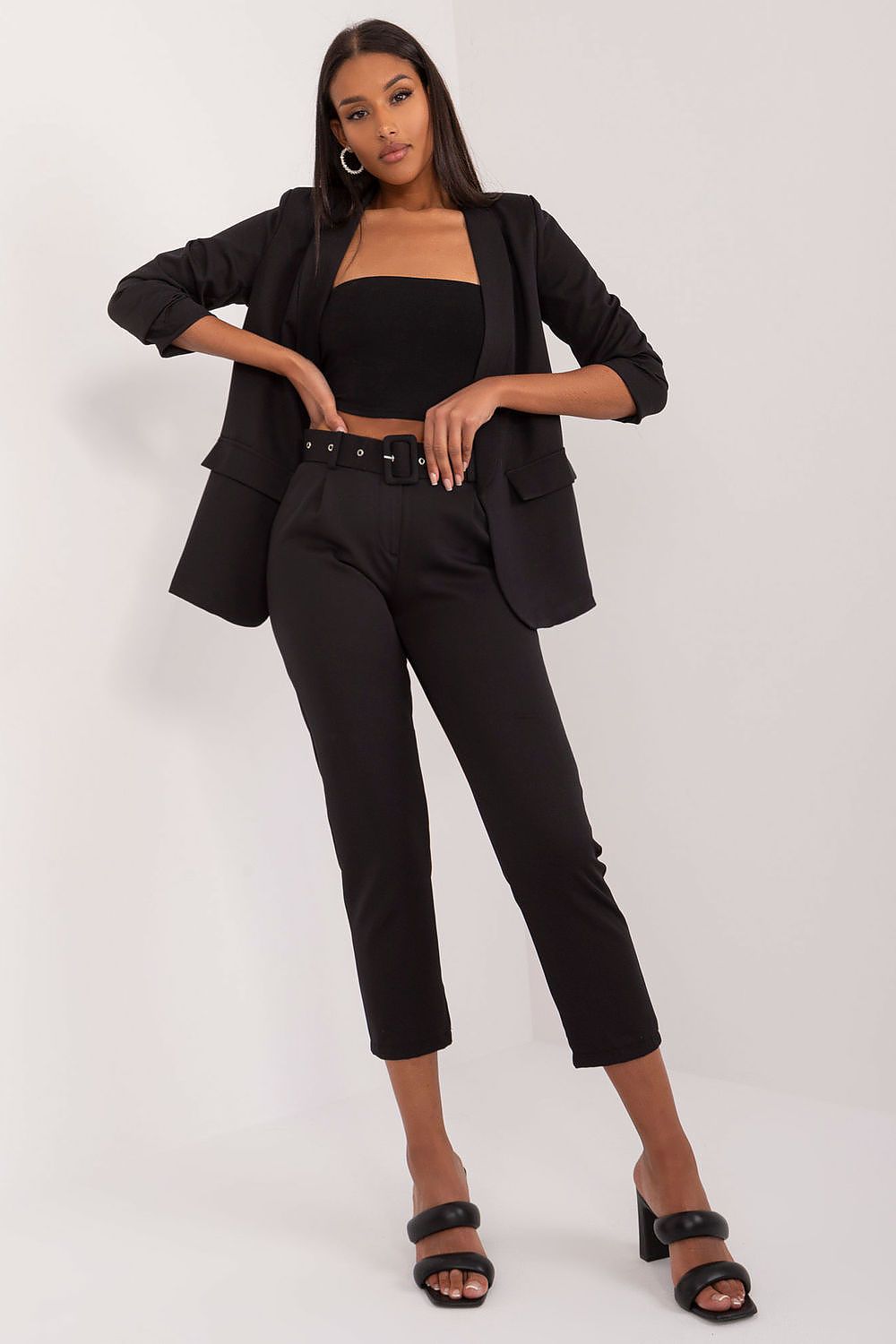  Spodnie Damskie Model TW-SP-BI-22880-2.47 Black - Och Bella 