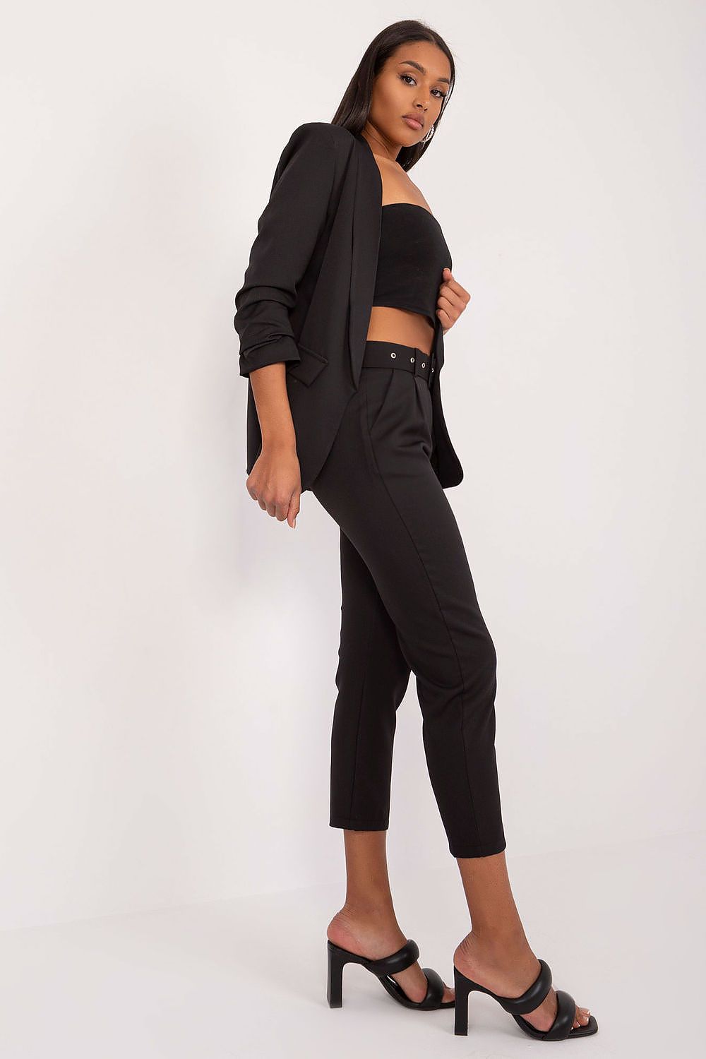  Spodnie Damskie Model TW-SP-BI-22880-2.47 Black - Och Bella 