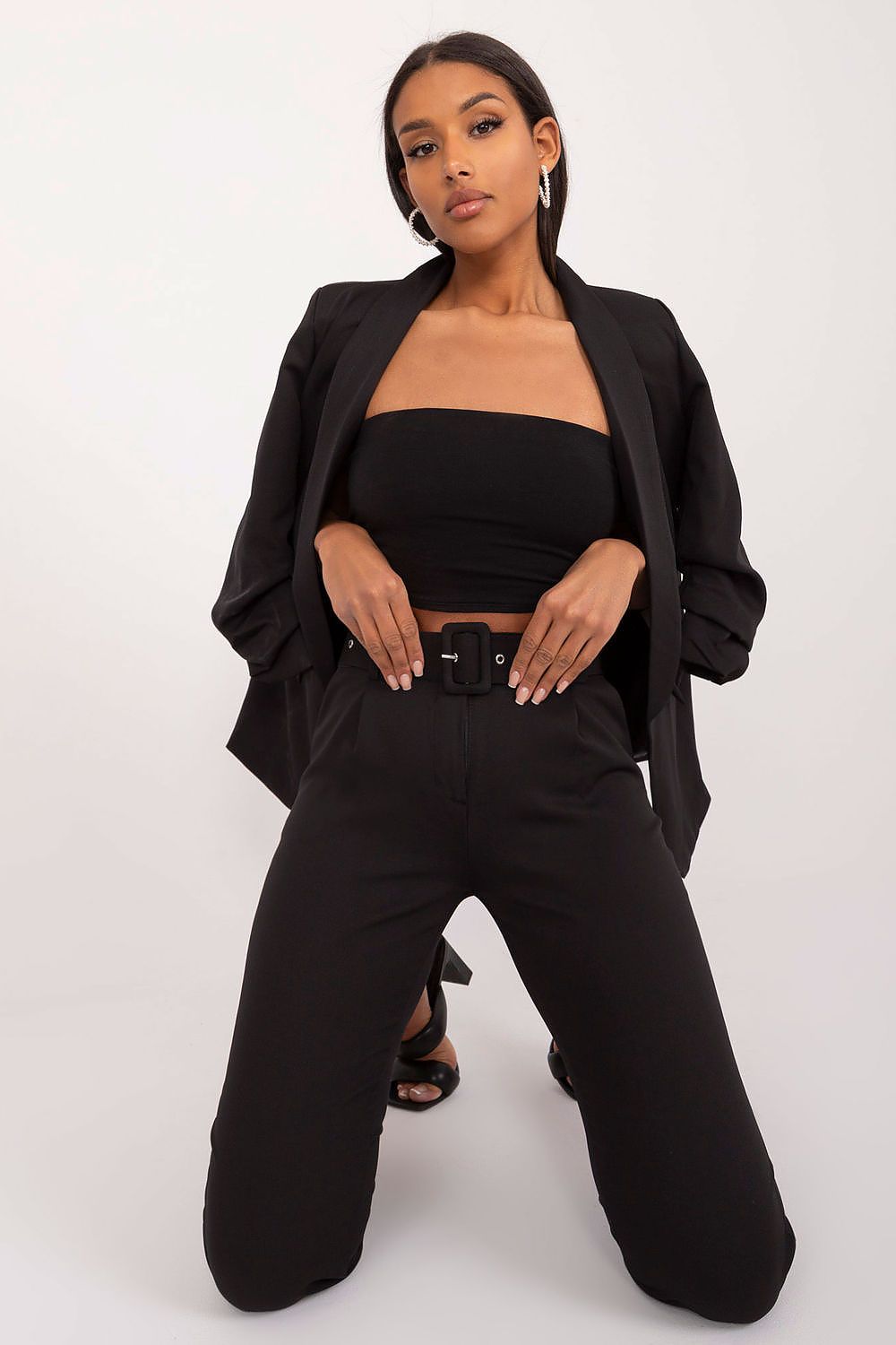 Spodnie Damskie Model TW-SP-BI-22880-2.47 Black - Och Bella 