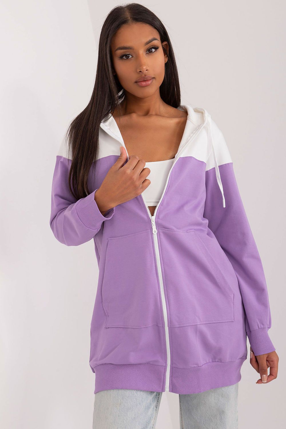   Bluza Damska Model RV-BL-8159.16X Light Violet - Relevance 