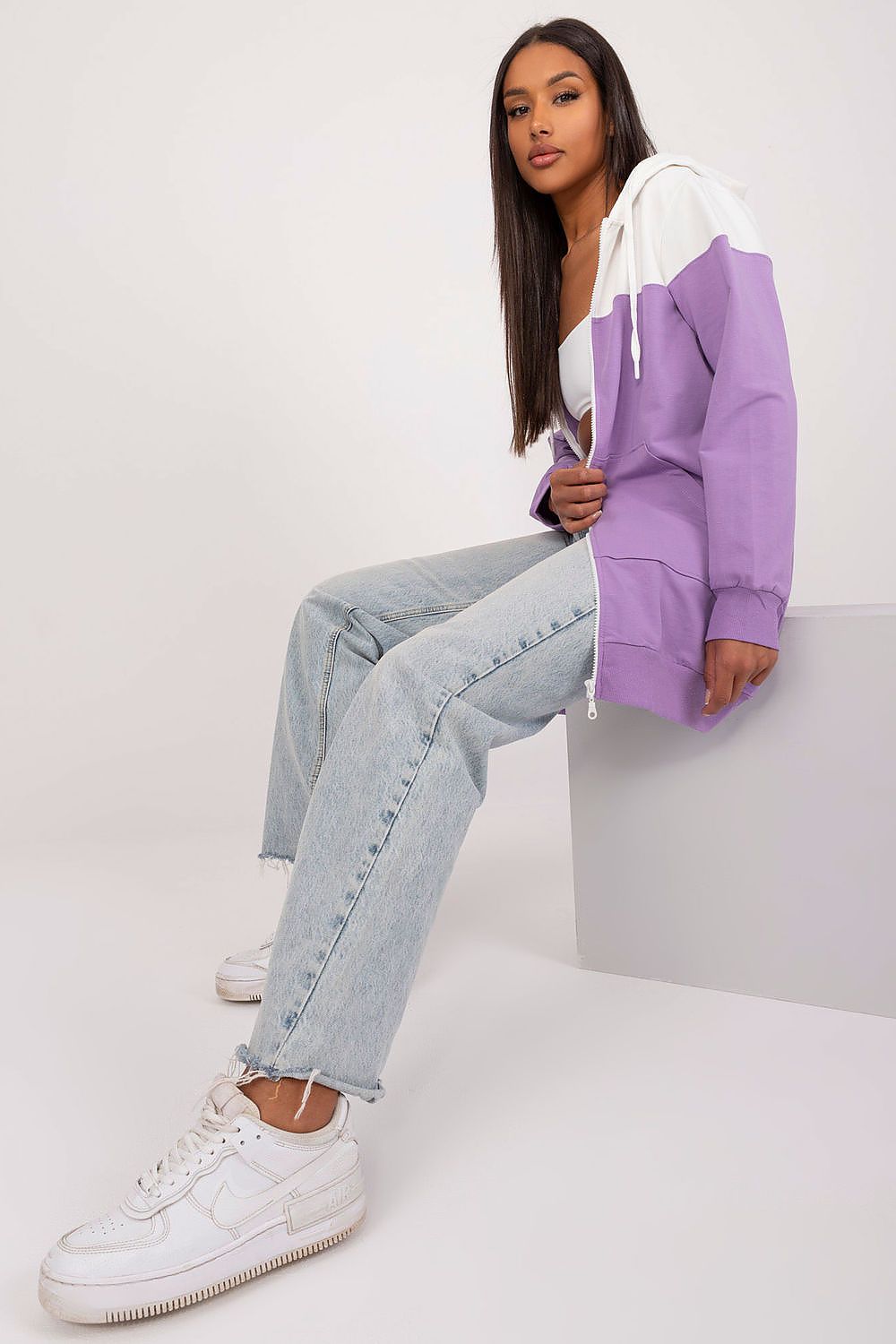   Bluza Damska Model RV-BL-8159.16X Light Violet - Relevance 